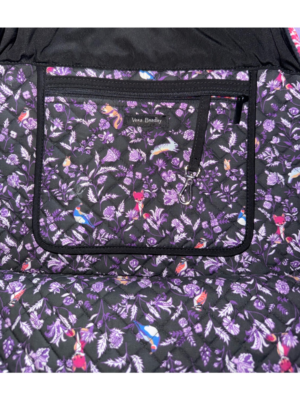 Vera Bradley Iconic Grand Tote (Reversible) in Foxwoods - Picture 8 of 8
